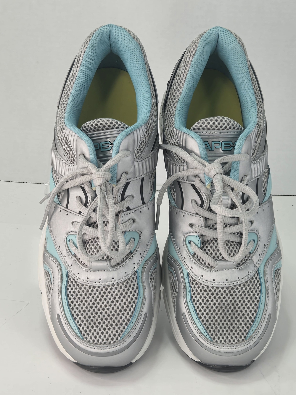 Apex X527 Women's Light Blue Gray Walking Athletic Orthopedic Sneakers Size 10 W - Picture 6 of 14